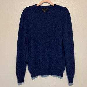 Christian Lacroix Women's Navy 100% Cashmere Crewneck Sweater